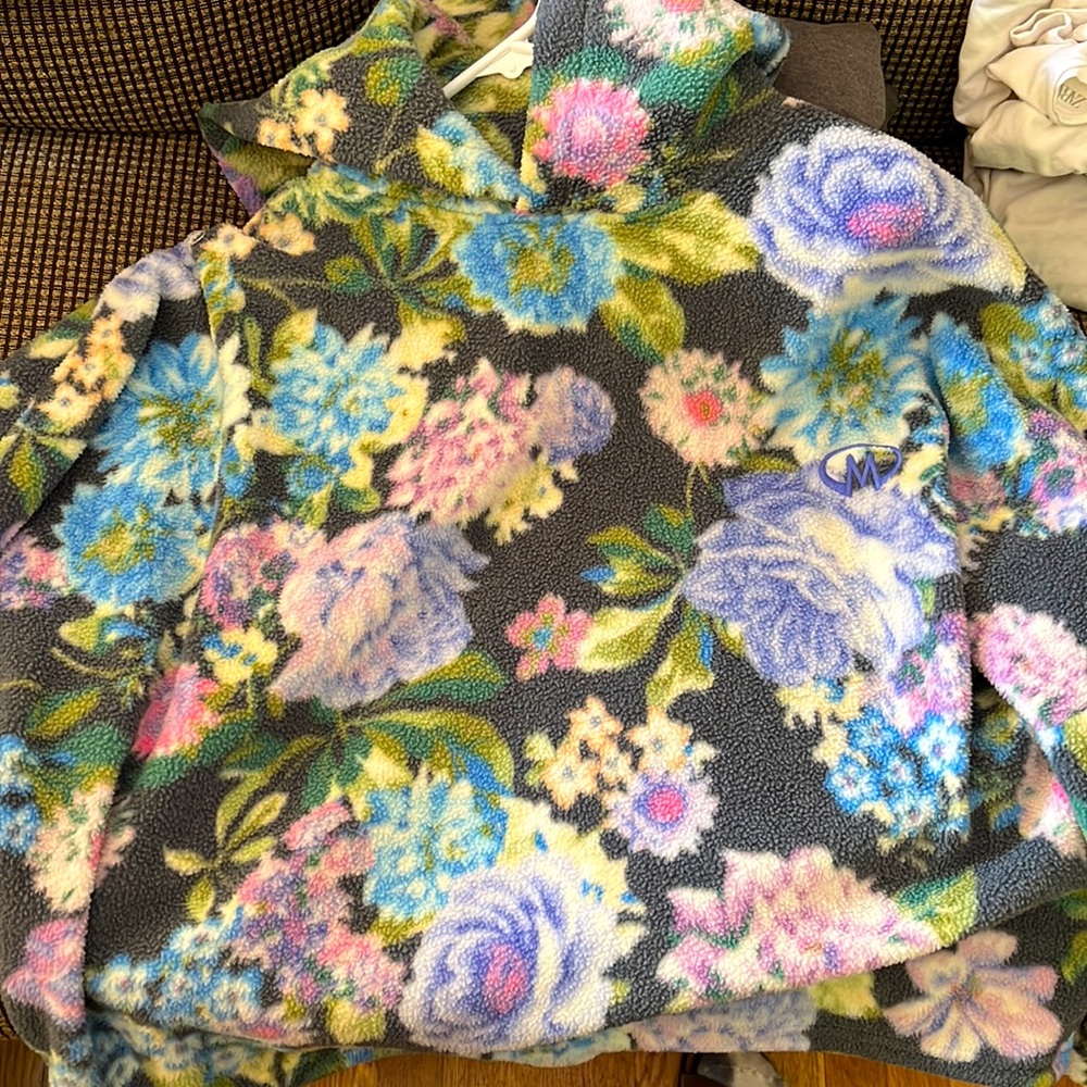 Martine Rose Floral Space Dye Fleece Oversized XS